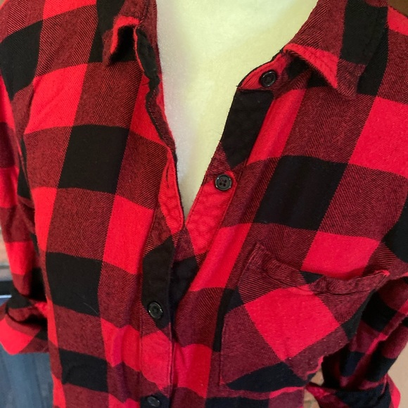Rails red plaid flannel - Picture 3 of 6